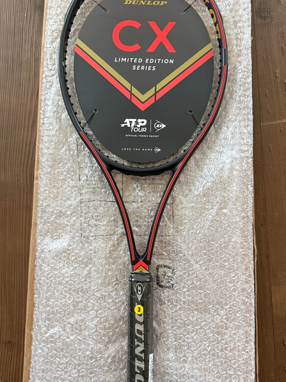 DUNLOP CX 200 Limited Edition Black and Red Tennis Racket